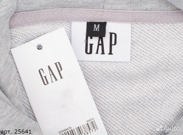 Худи Gap red words серое