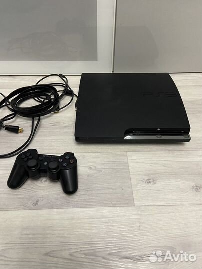 Sony PS3 Slim 320Gb прошитая+58 игр