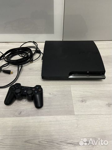 Sony PS3 Slim 320Gb прошитая+58 игр