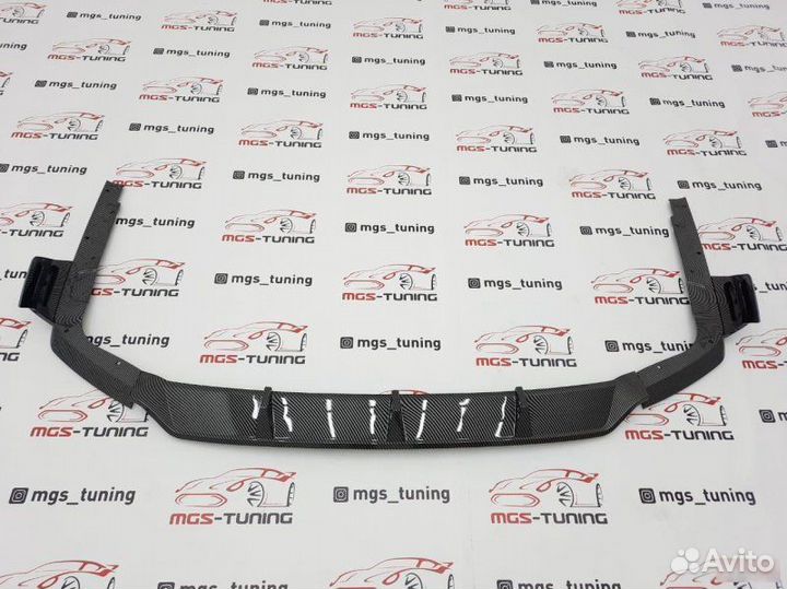 Диффузор заднего бампера BMW X7 G07 Под карбон