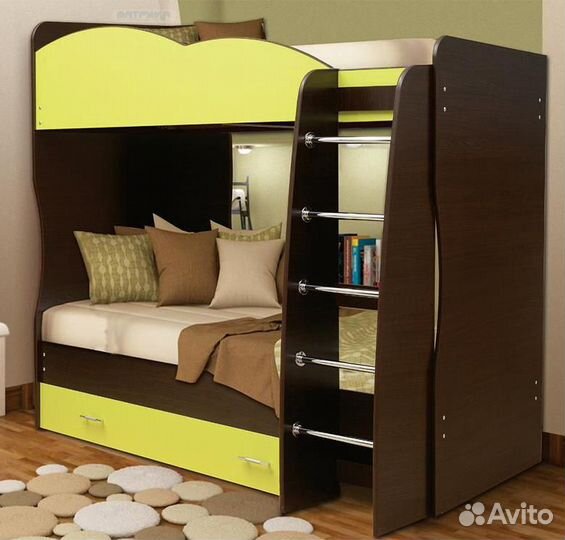 Двухъярусная кровать Индиго 2.1