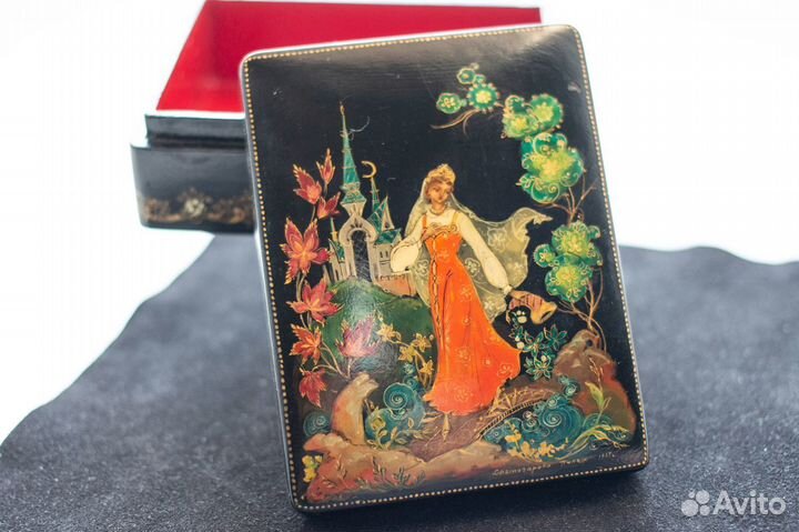 Шкатулка палех СССР 1967г оригинал - редчайшая