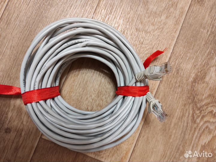 Патч кабель для интернета 10 м