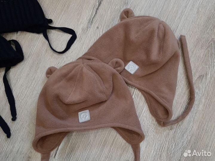 Шапка для двойняшек 46 48