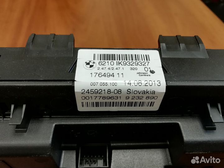 Приборная панель BMW F25 diesel