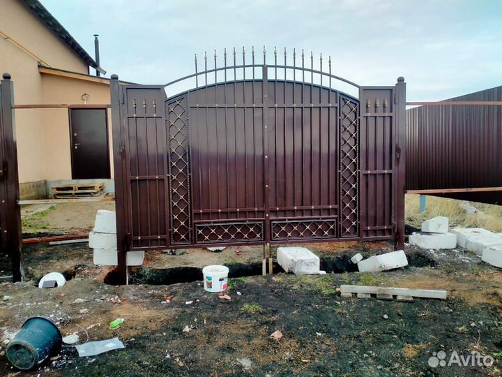 Кованые ворота под ключ с установкой и доставкой