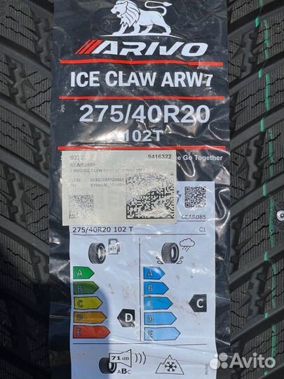 Arivo Ice Claw ARW7 275/40 R20 102T