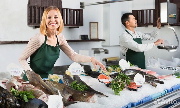 Продавец (морепродукты)