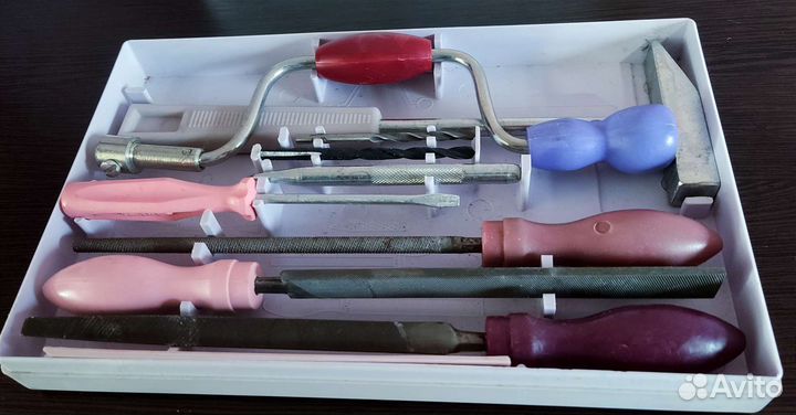Детский набор инструментов из ссср. Новый
