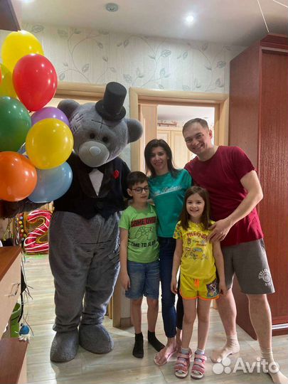 Мишка тедди на праздник