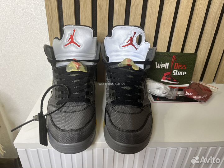 Off-White x Nike Air Jordan 5 Retro SP Muslin