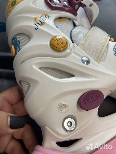 Коньки детские раздвижные 27-30