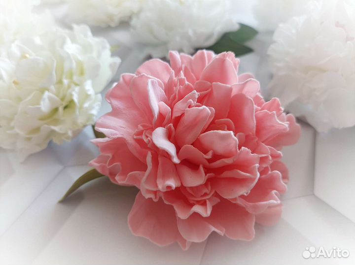 Цветок чокер заколка брошь из фоамирана