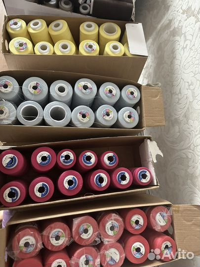 Нитки швейные