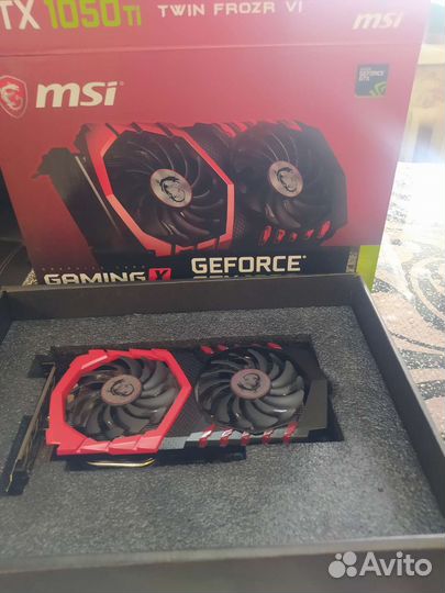 Видеокарта gtx 1050 ti 4gb MSI Gaming X