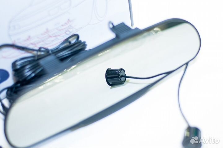 Парктроник interpower IP 451 с зеркалом Black