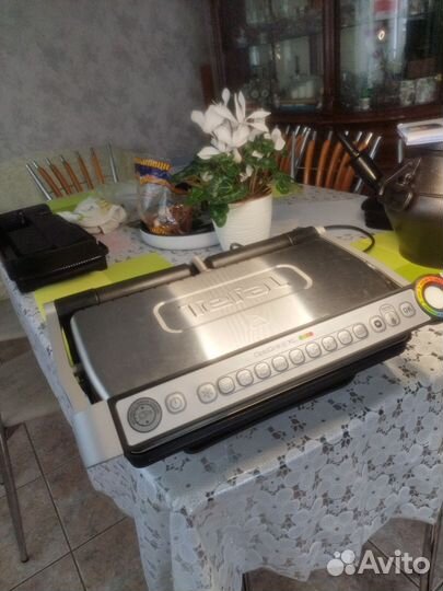 Гриль Tefal GC722D34 Optigrill+ XL 8360s1