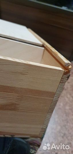 Коробка для подарка деревянная подарочная коробка