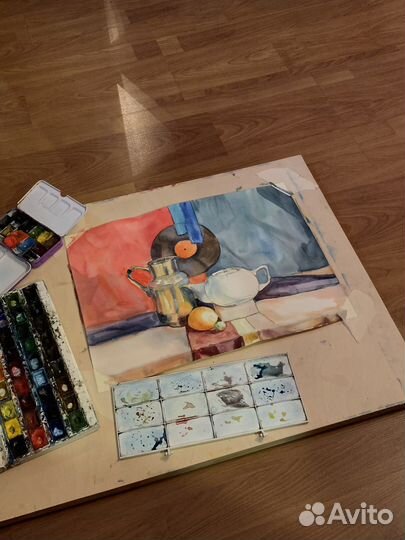 Академическая живопись акварель, рисунок