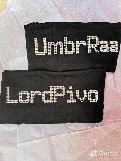 Футболка со стразами на заказ