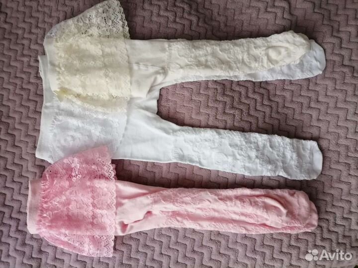 Колготки с юбочкой ажурной