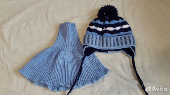 Шапка +манишка 4-6