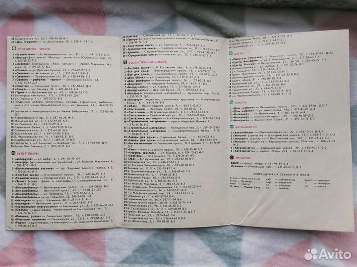 Карта план схема СССР