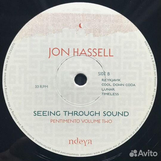 Виниловая пластинка HJon Hassell - Seeing Through