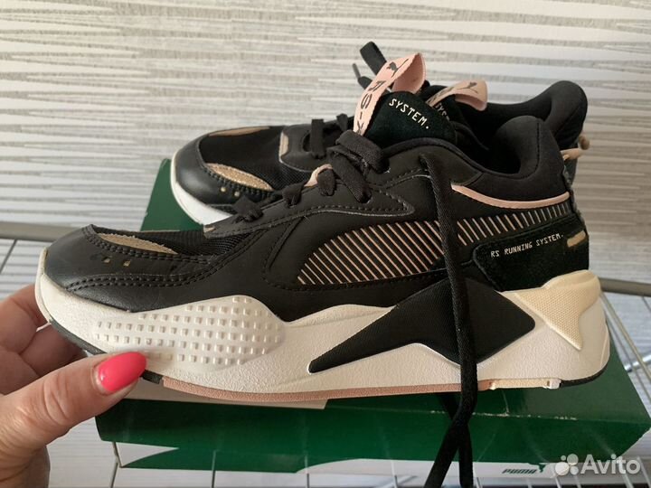 Кроссовки Puma rs-x metal black rose оригинал