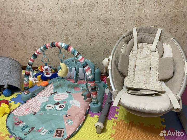 Шезлонг и коврик