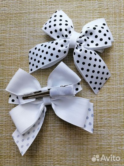 Бантики - заколки, резинки для волос
