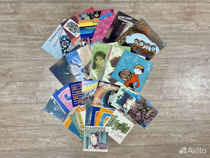 Виниловые пластинки разные