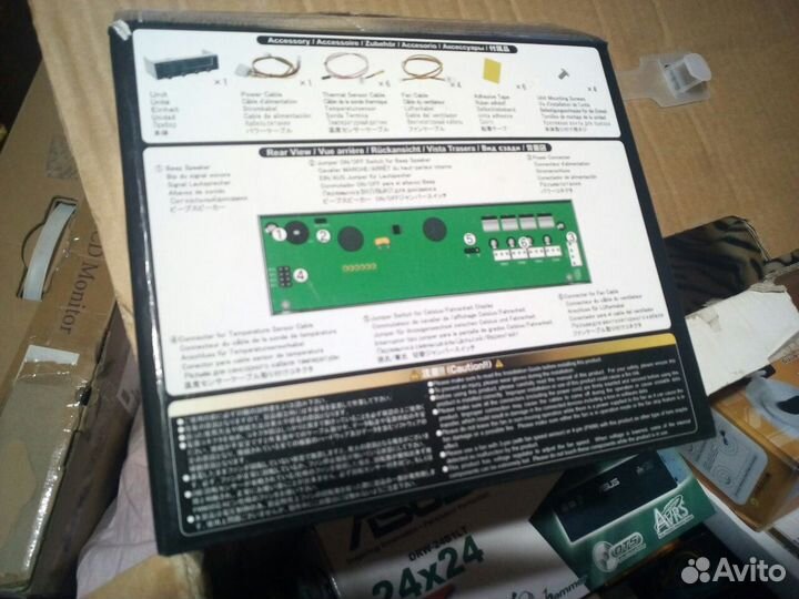 Контроллер вентиляторов кулера панель 5.25 Scythe