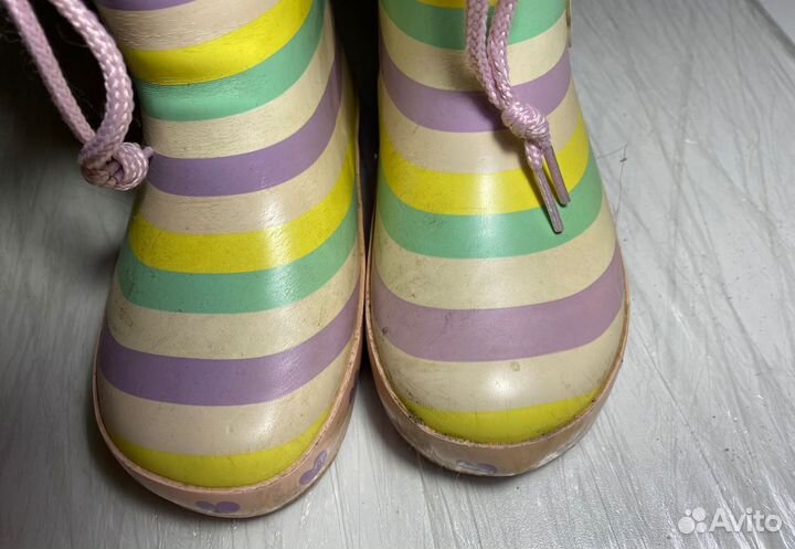 Детские резиновые сапоги 23 размер
