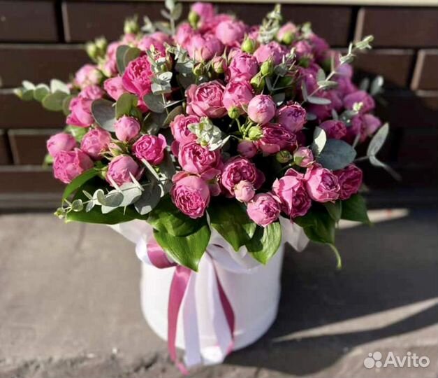 Пионовидные розы миссти баблз