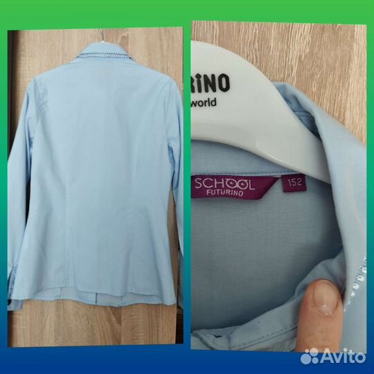 Блузки школьные для девочки(вместе и отдельно)