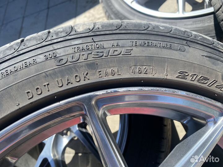 Продам колеса 215/45 R17 с дисками HRE