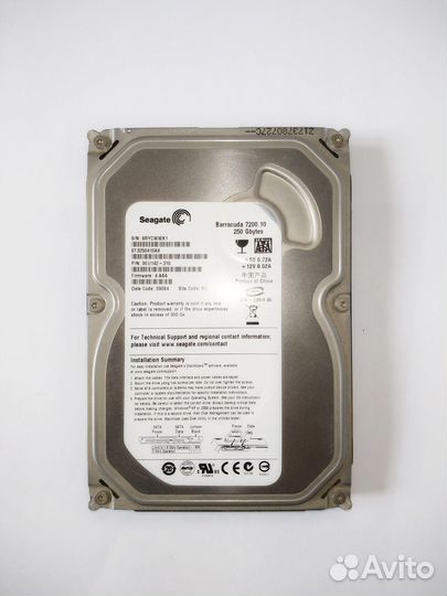 Жесткий диск Seagate Barracuda 250Gb 3,5