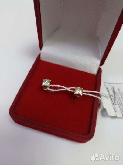 Золотые серьги проба 585 Арт.004220080123