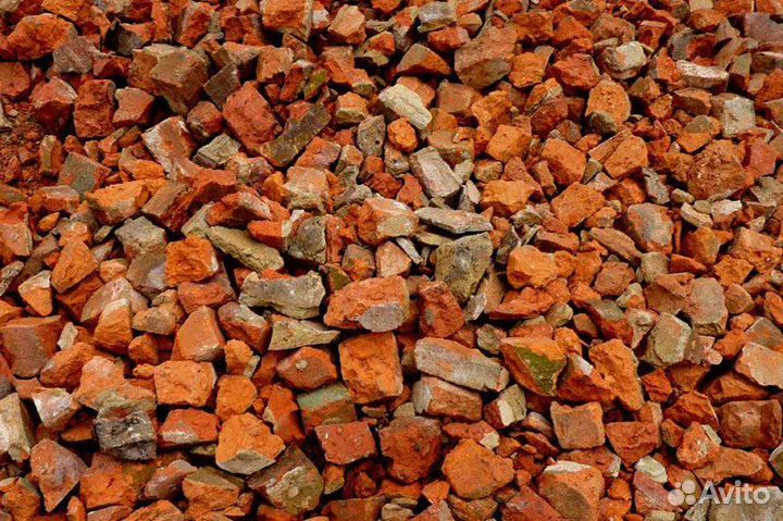 Щебень бой кирпича отсев