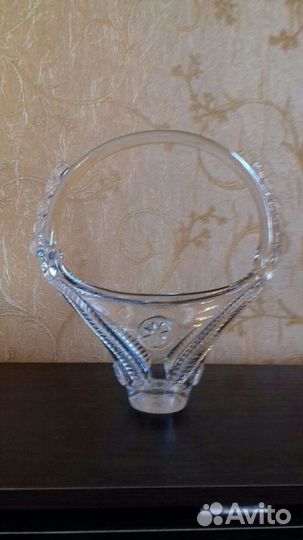 Конфетница хрусталь СССР
