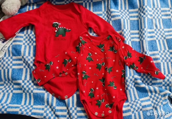 Новогодние детские боди