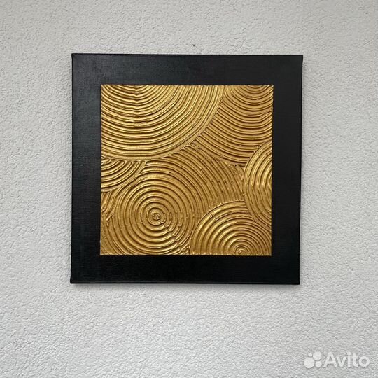 Авторская объемная интерьерная картина на холсте