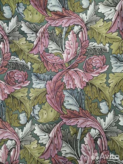 Ткань акант. В стиле У. Морриса