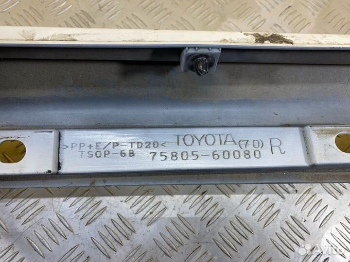 Накладка на порог, Toyota Land Cruiser Prado 150 (2009-2023) 2019