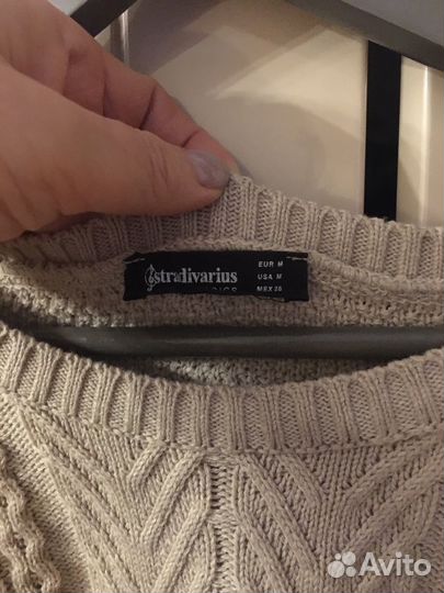 Джемпер с косичками