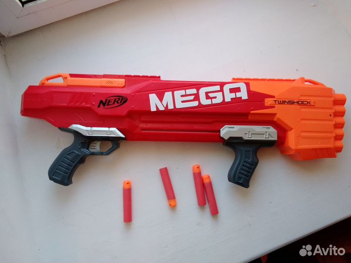Бластер Нерф Мега Твиншок / Nerf Mega Twinshock