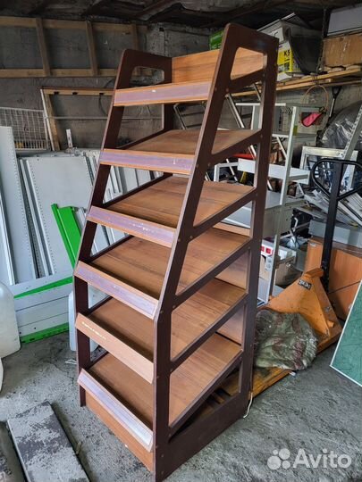 Стеллаж деревянный