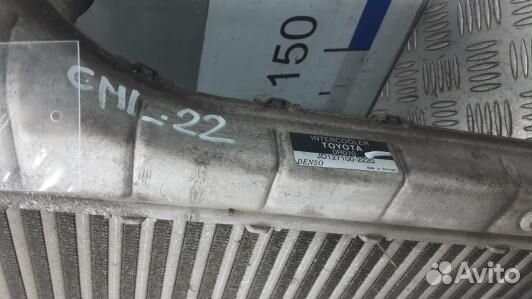 Радиатор интеркуллера toyota corolla verso 2 (CML2