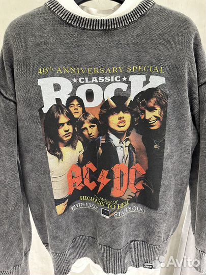 Свитер с принтом Street Dept